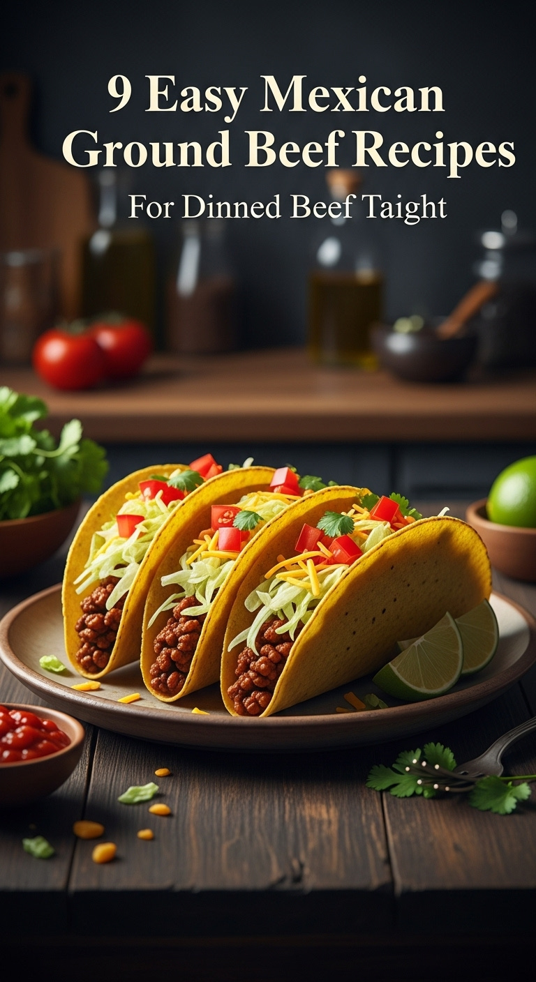 Classic-Ground-Beef-Tacos-With-Lettuce-Tomatoes-Cheddar-On-Ceramic-Plate