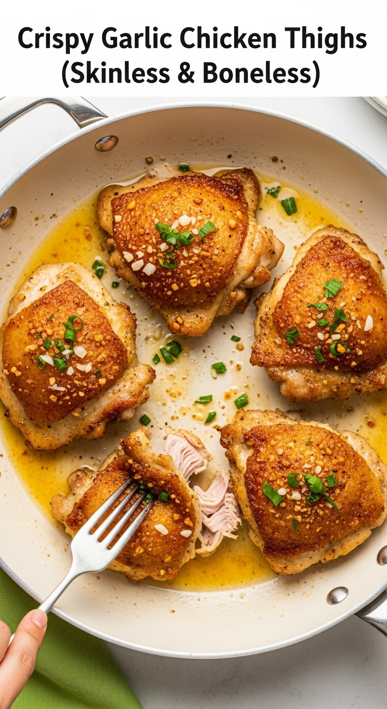 Crispy-Garlic-Chicken-Thighs-Skinless-Boneless