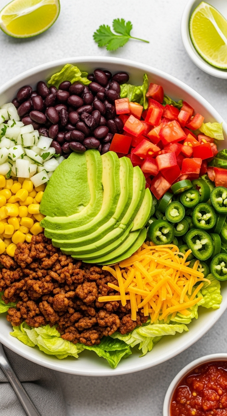 Easy-Beef-Taco-Bowls-Ground-Beef-Black-Beans-Corn-Avocado