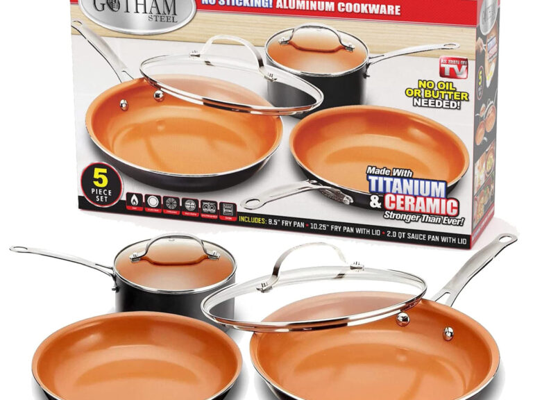 Gotham Steel Cookware: Materials, Safety Features, Non-Stick Properties