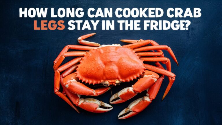 How Long Can Cooked Crab Legs Stay In The Fridge