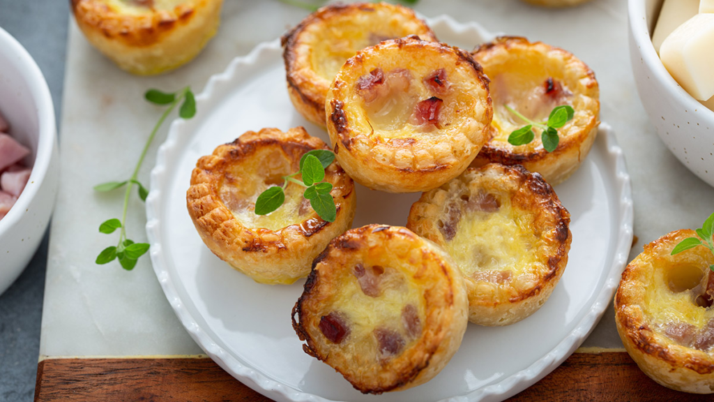 Mini Carbonara Quiches