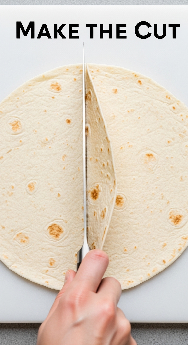 Make-The-Cut-Hand-Knife-Tortilla-Center-Cut-Precise-Action-Metallic-Glint