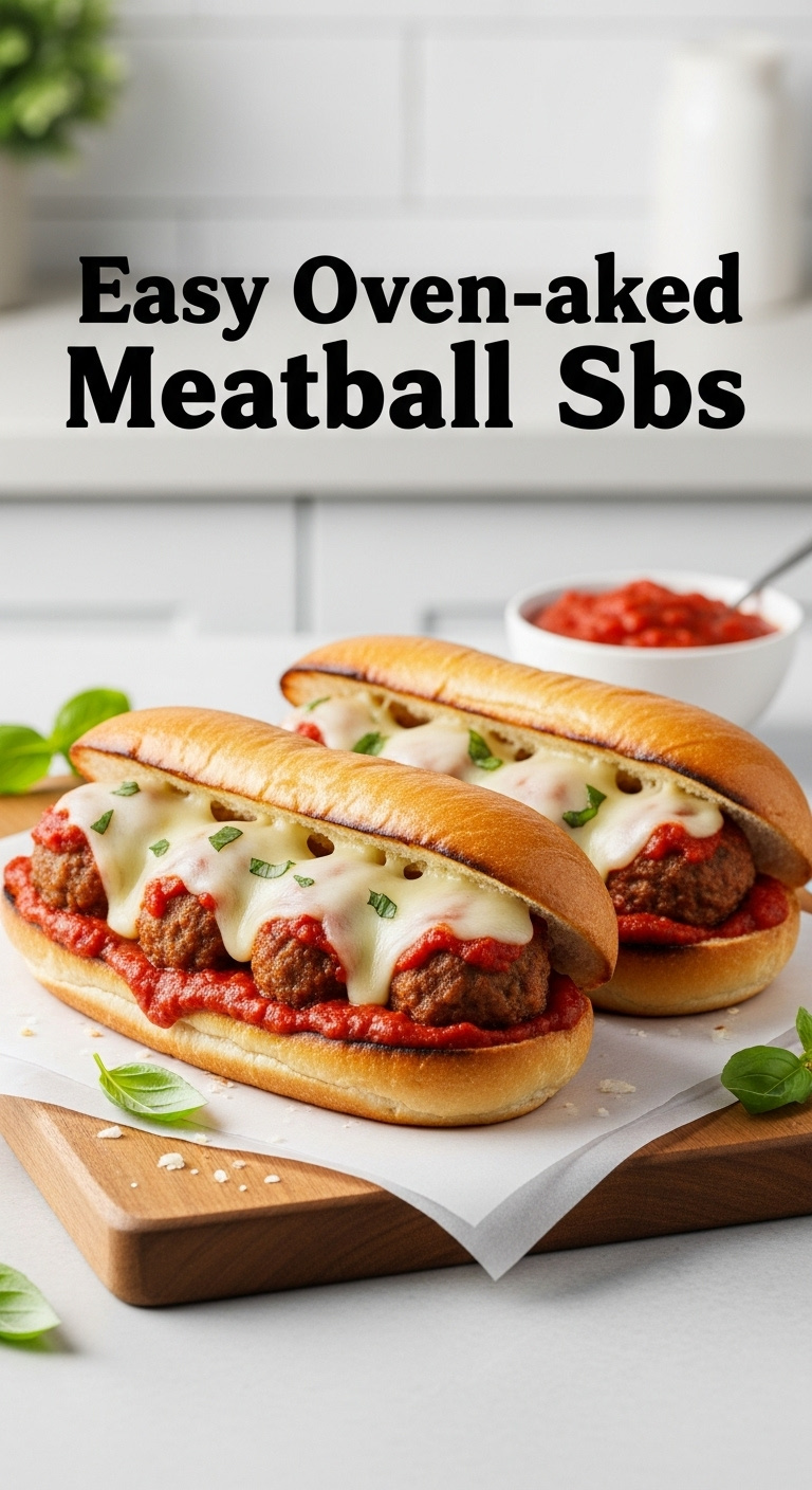 Oven-Baked-Meatball-Subs-Cheese-Pull-Parchment-Paper-Wooden-Cutting-Board
