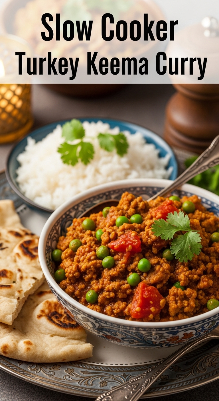 Slow-Cooker-Turkey-Keema-Curry-Basmati-Rice-Naan-Cilantro