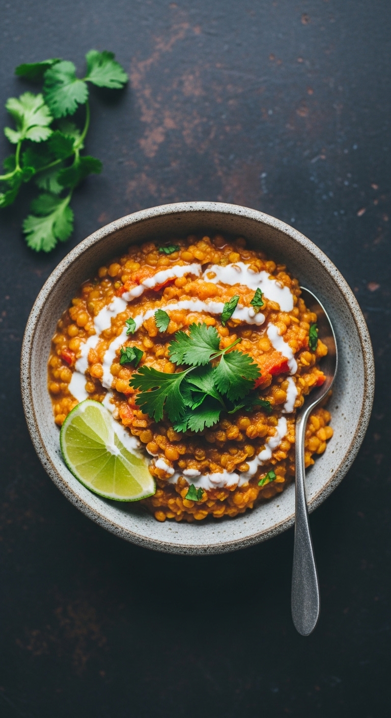 Speedy-Lentil-Coconut-Curry-Rustic-Bowl-Cilantro-Lime