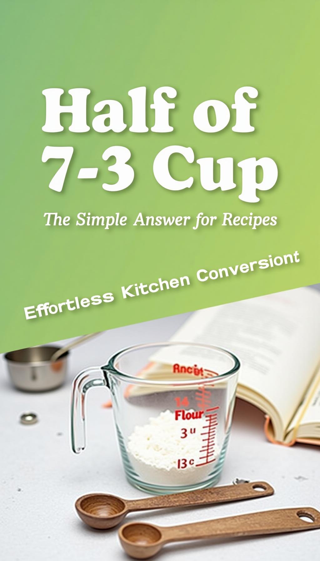 What Is Half Of 3/4 Cup