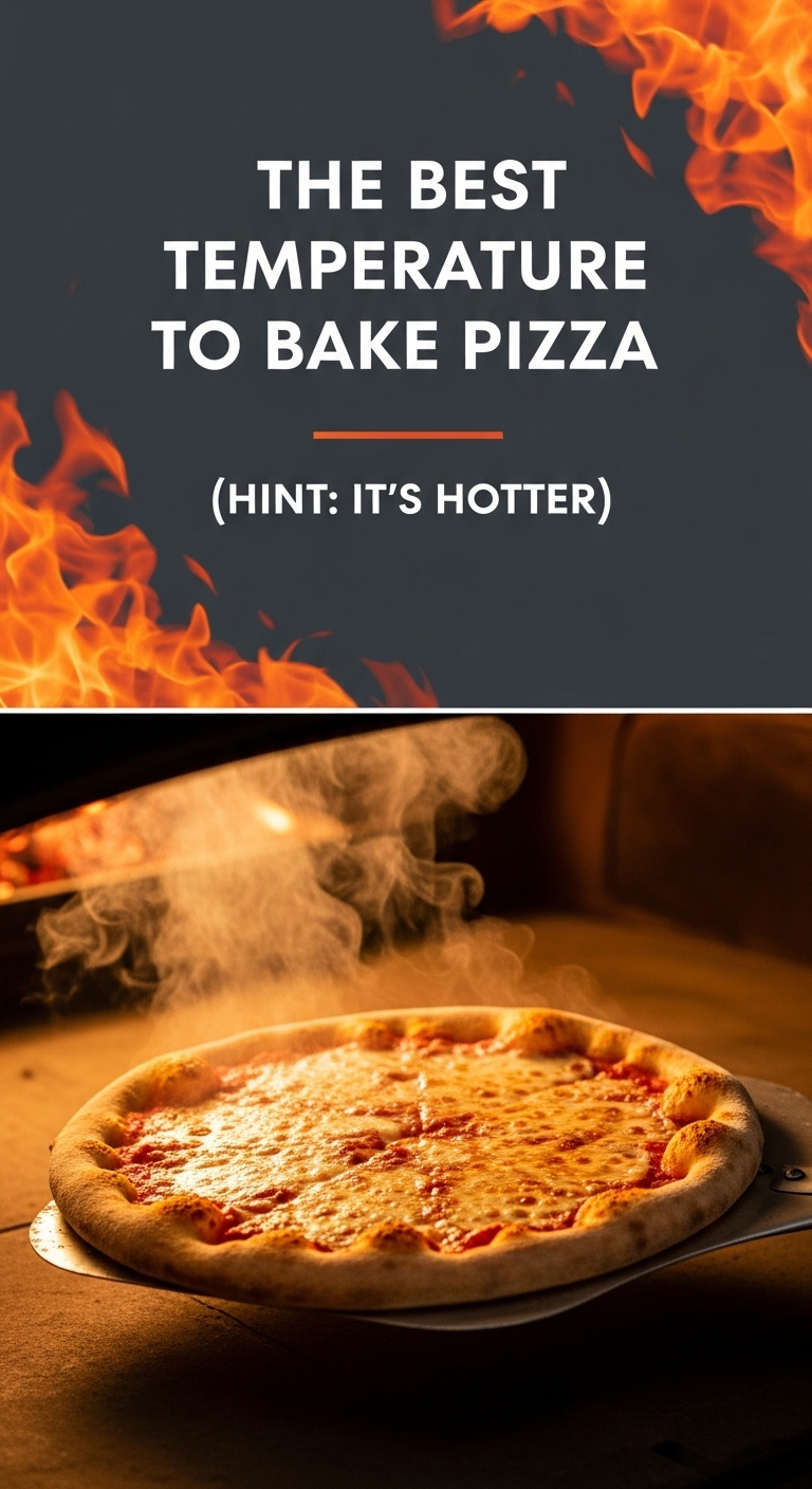 A Person Holding A Freshly Baked Pizza With A Focus On The Crispy Crust, Illustrating What Temp Bake Pizza Is Best.